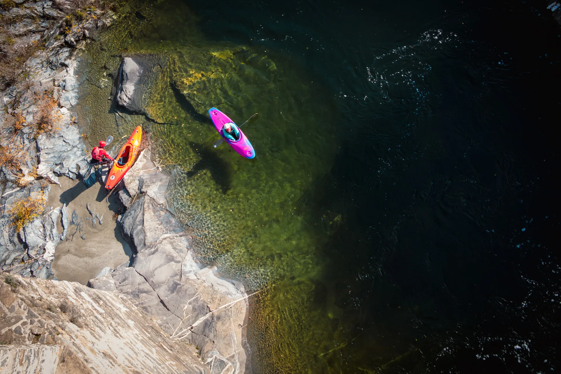 Crystal clear waters of the Tavignano River