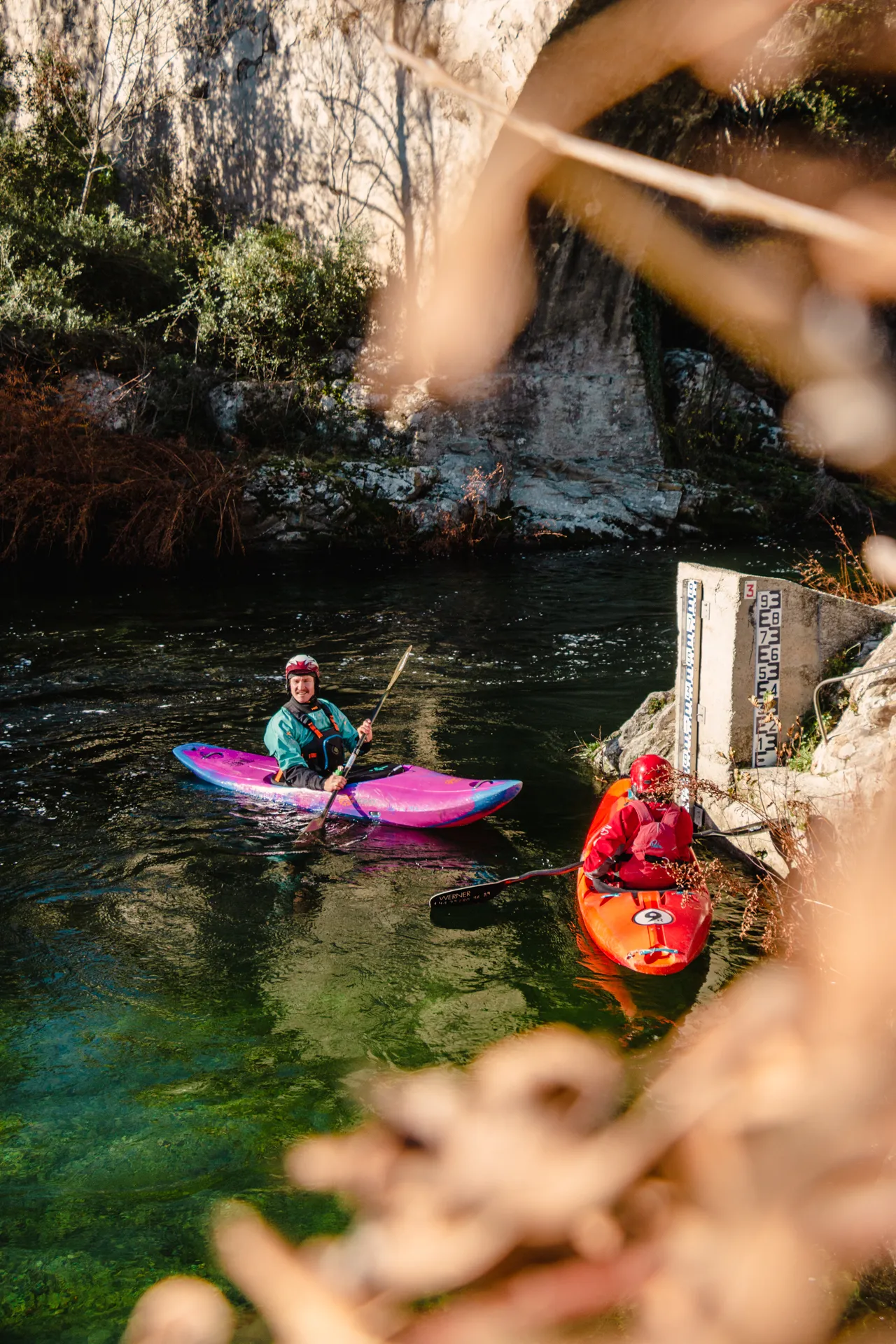 Rapids and boulders on the Tavignano River