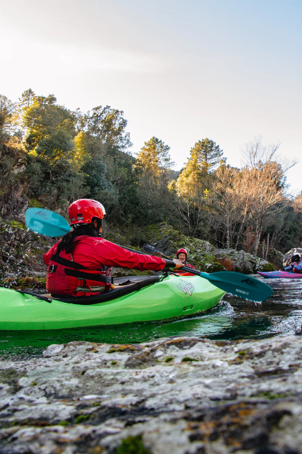 Rocky riverbed of the Tavignano